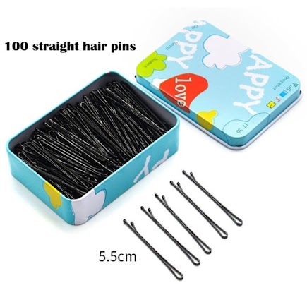 Hair pins (box of 100) - Straight $2.48