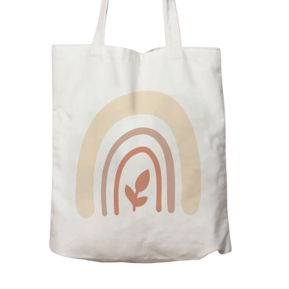 Tote Bag - D15 Plant-in-Rainbow $4.88