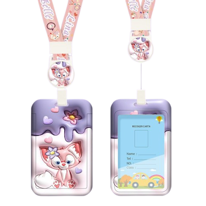 Card holder & lanyard - 3D Lina Belle $2.20