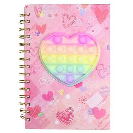 A5 Pop it note book - Heart $2.28