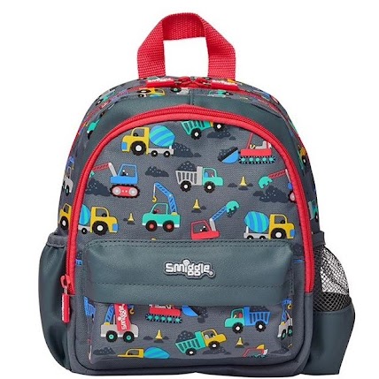 Smiggle Toddler Bag - C20 Grey Construction (RSP $44.95-54.95) GB Price $26.97