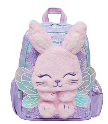 Smiggle Preschool Bag - A45 Purple Furry Bunny (RSP $54.95-72.95) GB Price $32.95