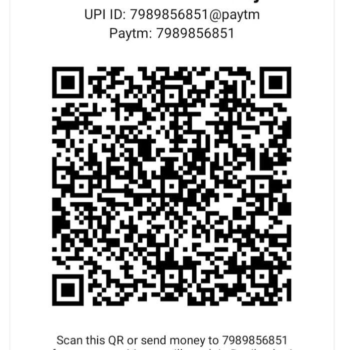 Scan the QR code & Enter Proof of Payment (Transaction ID)