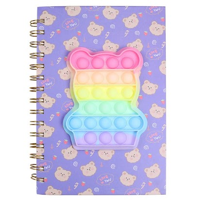 A5 Pop it note book - Bear $2.28