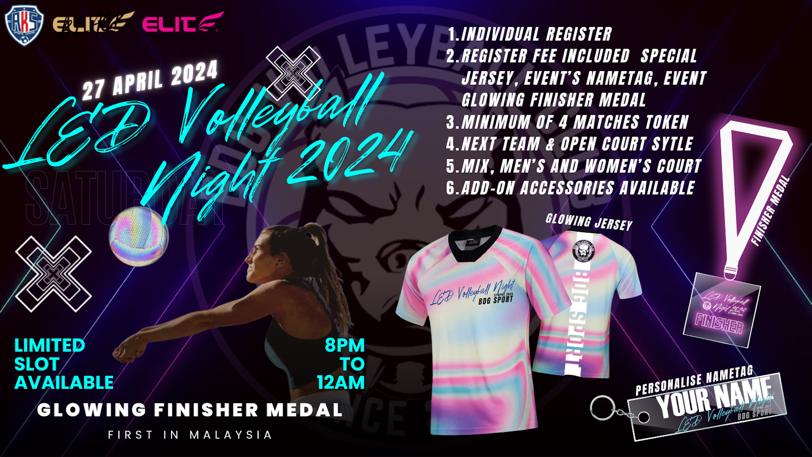 LED Volleyball Night 2024