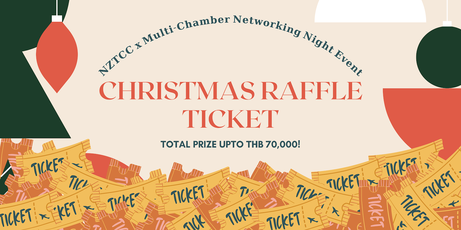 How many raffle prize ticket? Raffle Prize: THB 100/ ticket.

*The value per prize is up to THB 7,000.