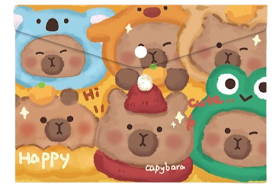 Button folder - Happy Capybara $1.20