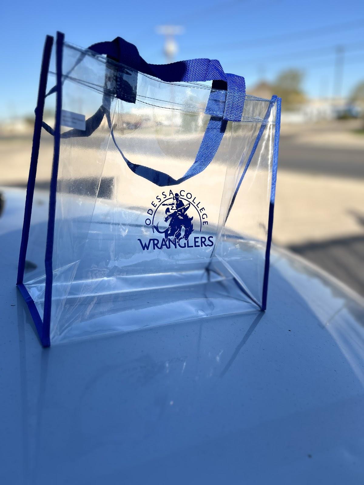 Clear Vinyl Stadium Bag