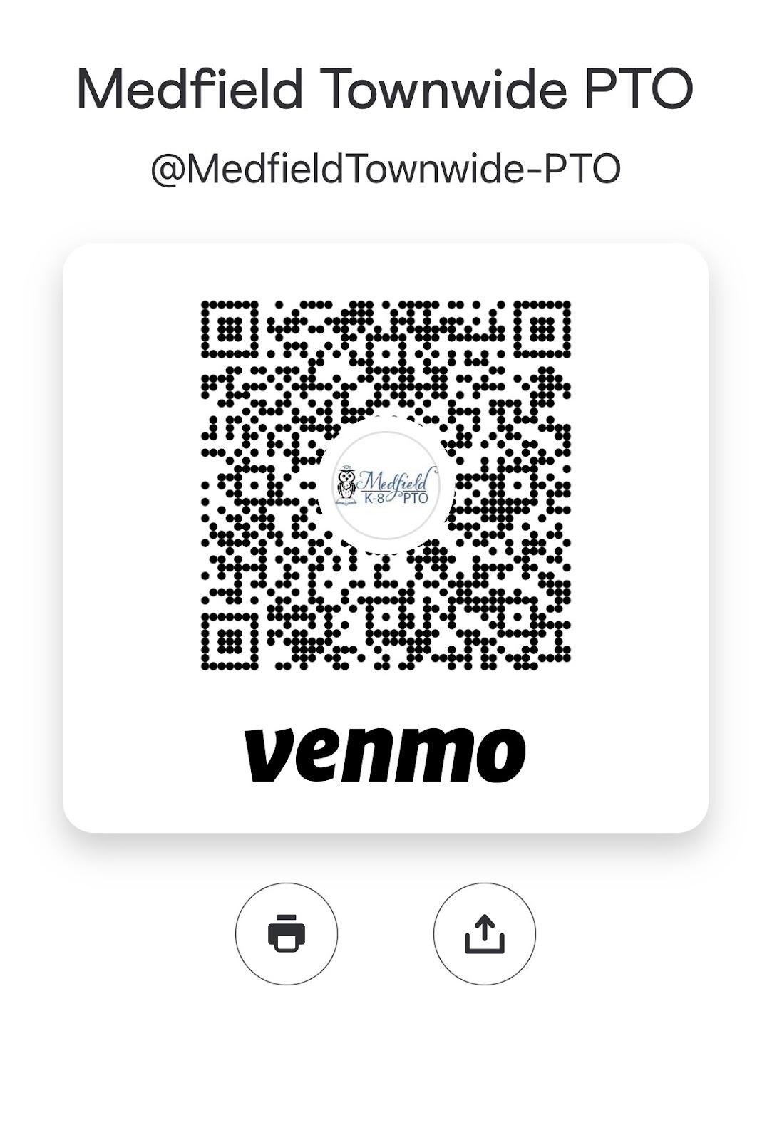 Payment Information:  Venmo @medfieldtownwide-pto