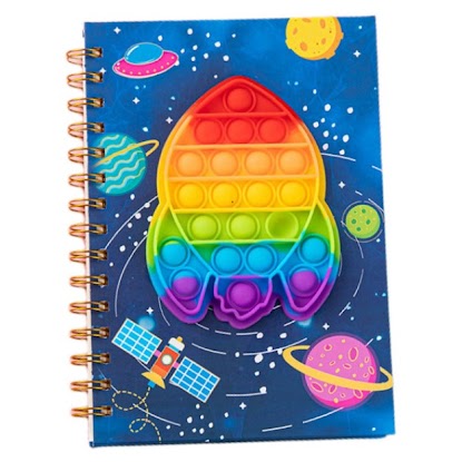 A5 Pop it note book - Rocket $2.28