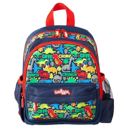 Smiggle Toddler Bag - C2 Dark Blue Dino (RSP $44.95-54.95) GB Price $26.97