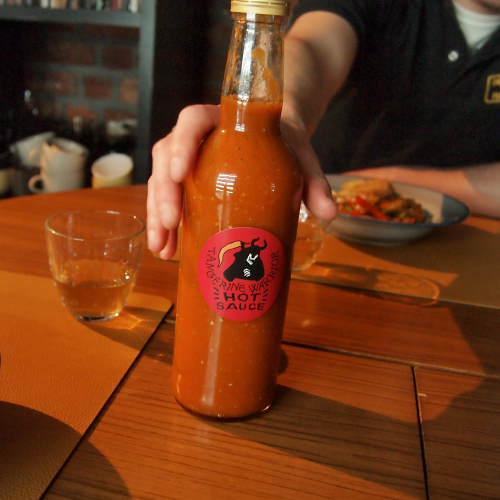 XXL tangerine warrior hot sauce (550ml)