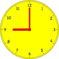 8. Look at the picture below!
What time is it?