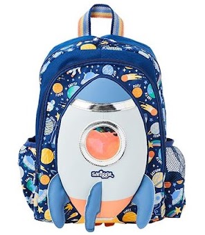 Smiggle Preschool Bag - A18 Blue Rocket (RSP $54.95-72.95) GB Price $32.95