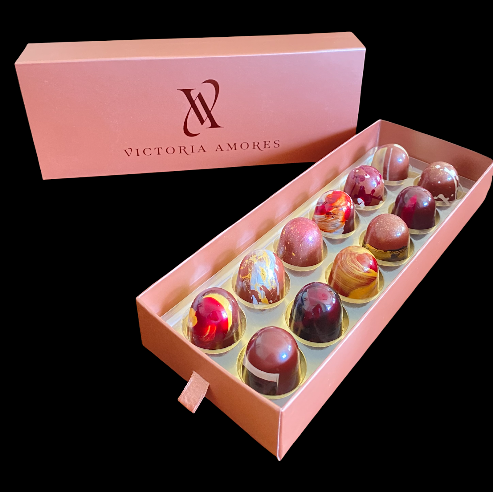 12 pc assorted chocolate bonbons 