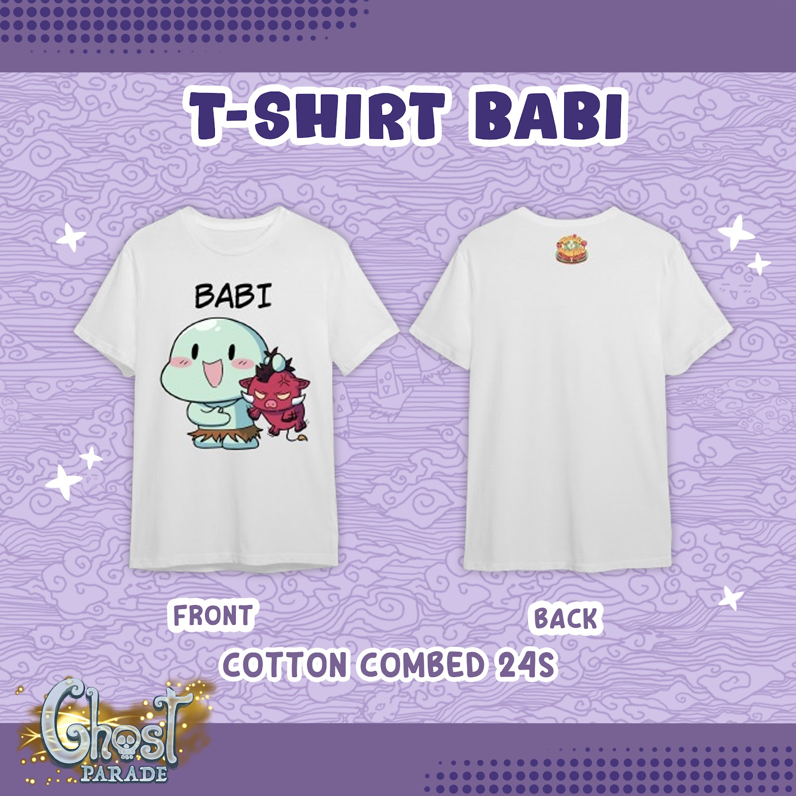 T-Shirt BABI (Cotton Combed 24s)