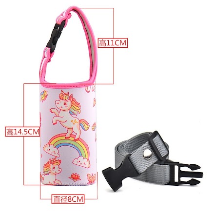 Water bottle Bag - Purple Unicorn (S) $3.68