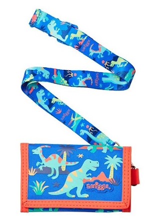 Smiggle Wallet - G11 Blue Dino (RSP $22.95-27.95) GB Price $14.97