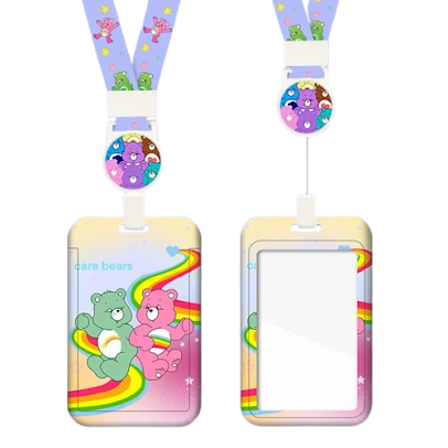 Card holder & lanyard - Care bears $2.20