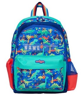 Smiggle Preschool Bag - A21 Blue/Green Dino (RSP $54.95-72.95) GB Price $32.95