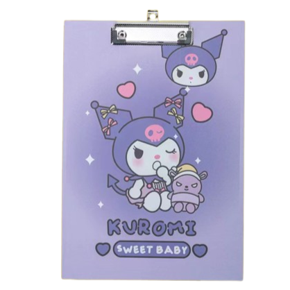 A4 clipboard - Kuromi $2.00