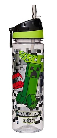 Smiggle 650ml Bottle - SS4 Green Minecraft (RSP $24.95) GB Price $14.48