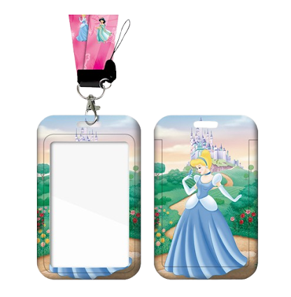 Card holder & lanyard - Cinderella $2.20