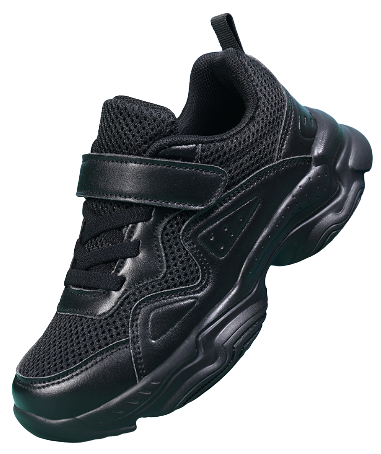 School shoes - Black Mesh surface $16.80