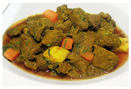 Curry Goat Plate 