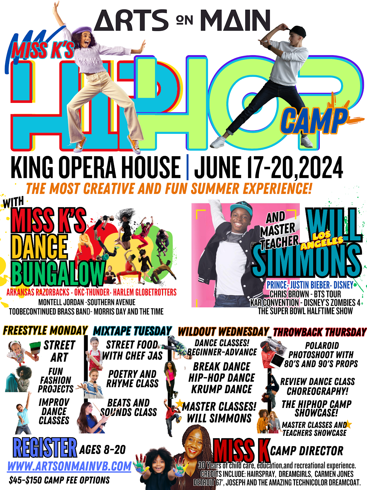 Miss K's HIP-HOP DANCE CAMP!