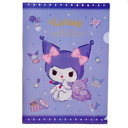 A4 L-shape folder - Kuromi $1.20