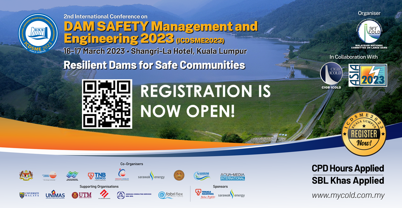 REGISTRATION FORM: International Conference On Dam Safety Management & Engineering (ICDSME) 2023