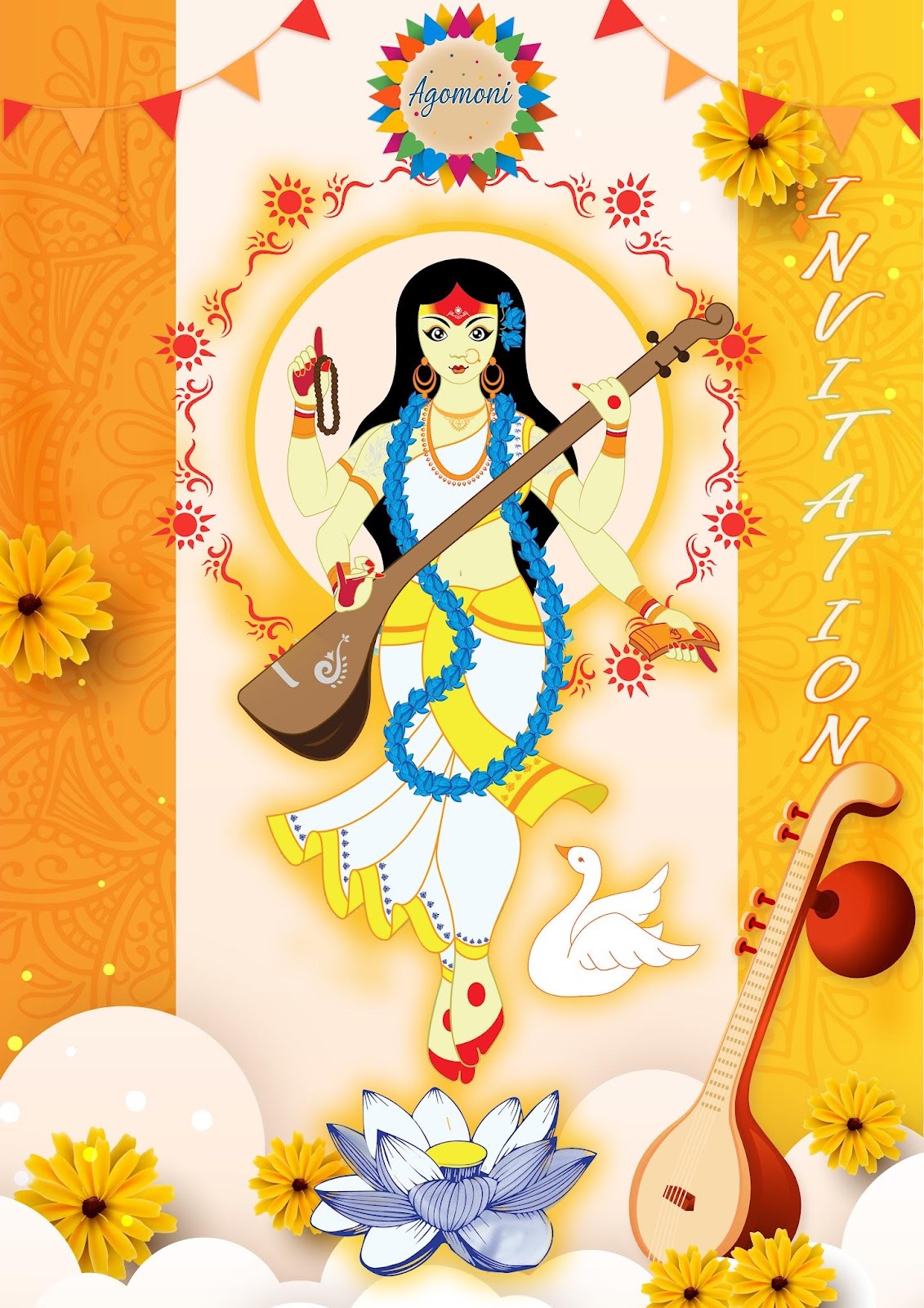 Agomoni Saraswati Puja 2025