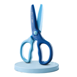 Preschooler safety plastic scissors - Blue $2.28