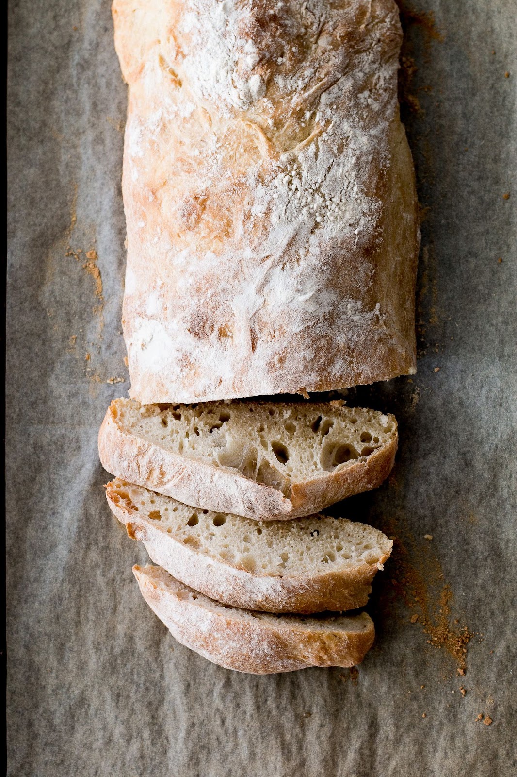 Pan Masa Madre Ciabatta (Sourdough bread Ciabatta)