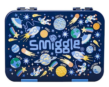 Smiggle Bento Lunchbox - LB10 Blue Space (RSP $49.95-52.95) GB Price $29.97