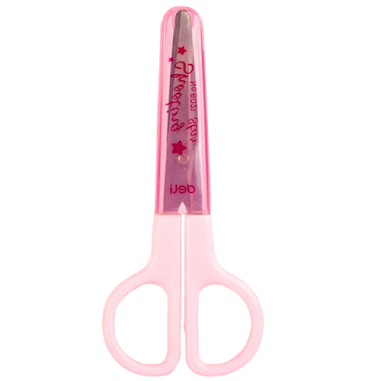 Metal scissors with cover - Pink $1.28