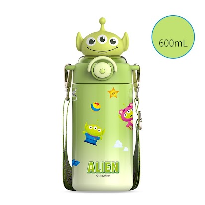 3D Cartoon 600ml thermal flask - Alien $17.99