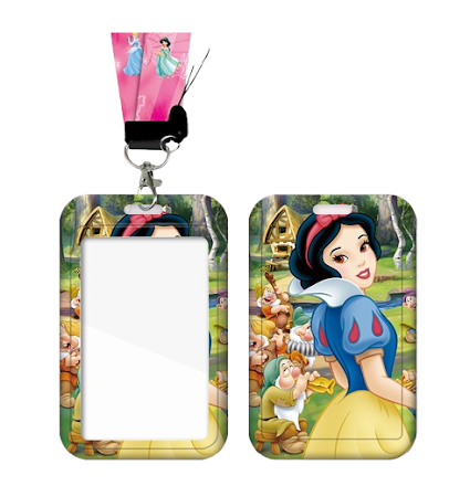 Card holder & lanyard - Snow White $2.20