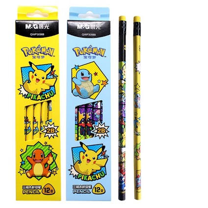 Pokemon 2B pencils (multiple of 12/1box) $3.60