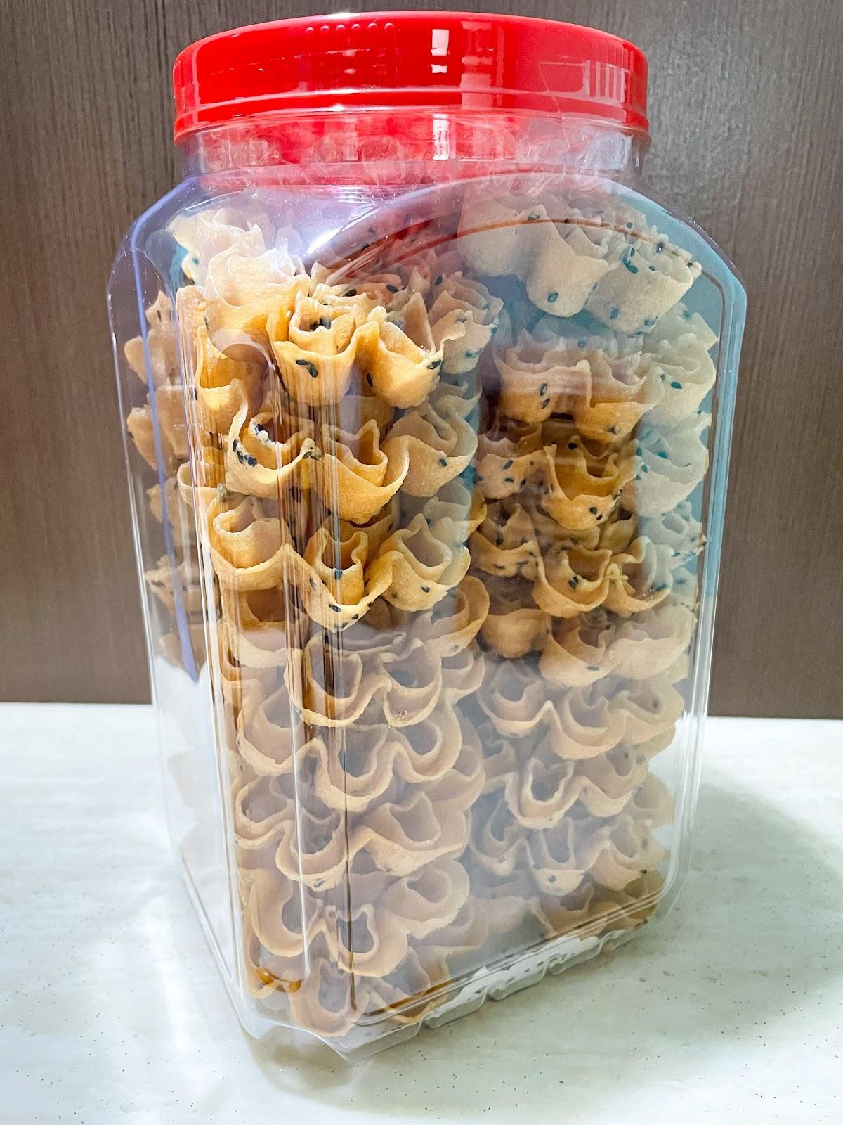Beehive Cookies (Black Sesame) 黑芝麻蜂窝饼 450g  ***SOLD OUT***
