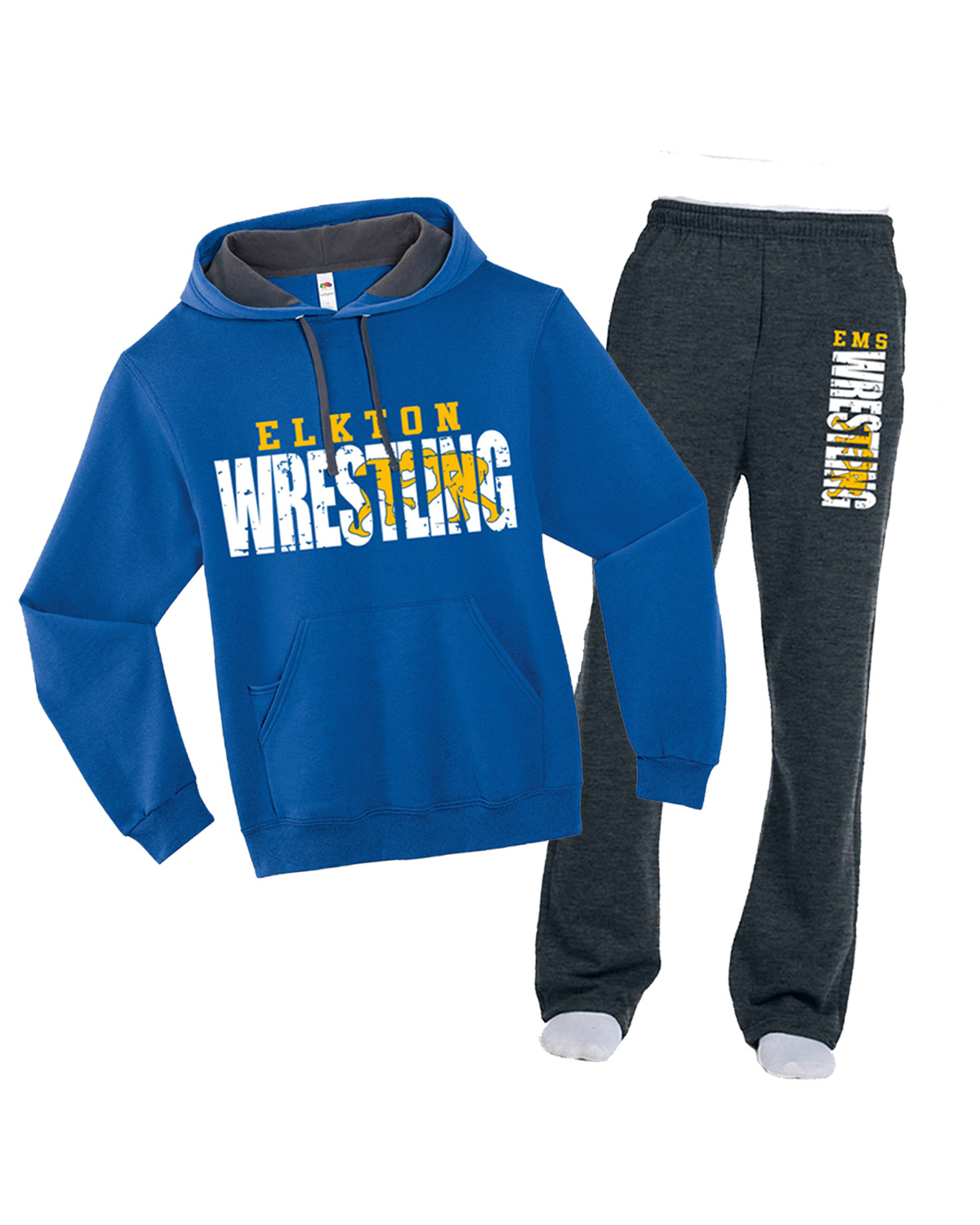 Adult size - Sweatpants/Royal Hoodie Combo ($60/bundle - MUST PURCHASE BOTH FOR DISCOUNT)