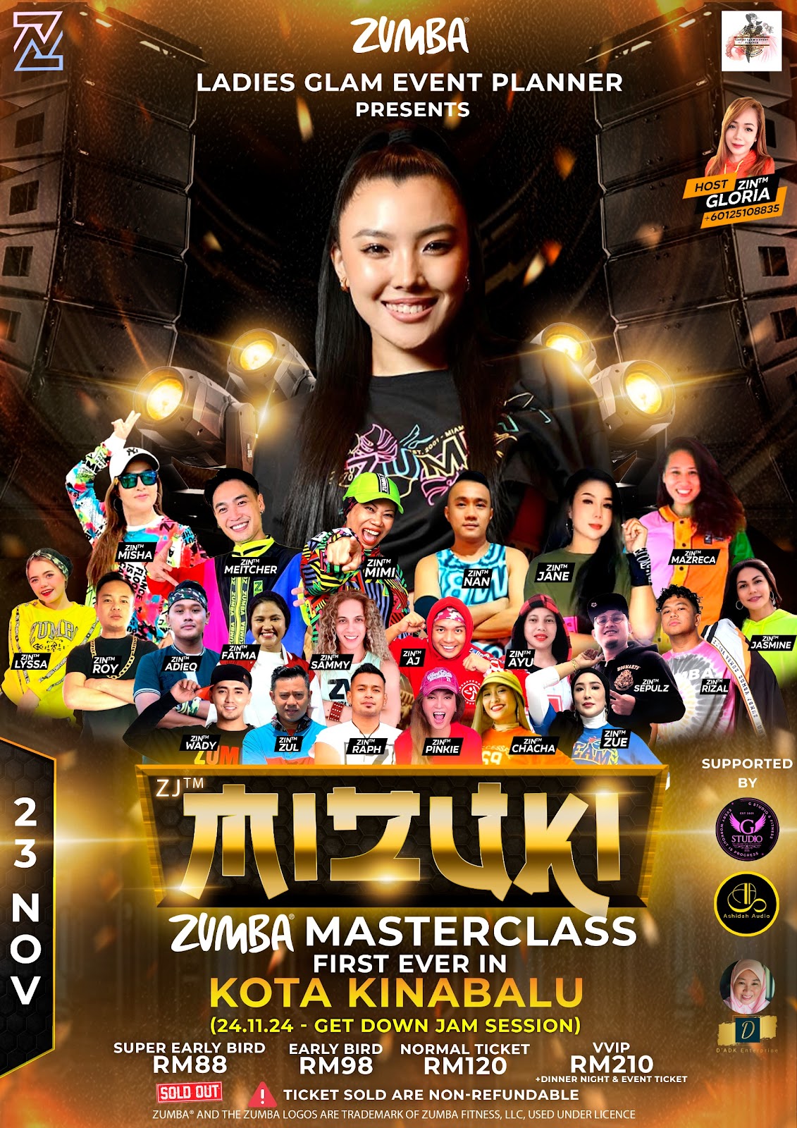 ZUMBA®️ MASTERCLASS ZJ™️ MIZUKI