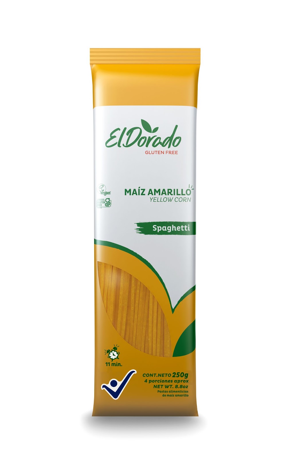 Spaguetti Maíz Amarillo 250g (Spaguetti Yellow Corn)