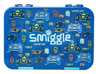 Smiggle Bento Lunchbox - LB16 Blue Game Network (RSP $49.95-52.95) GB Price $29.97