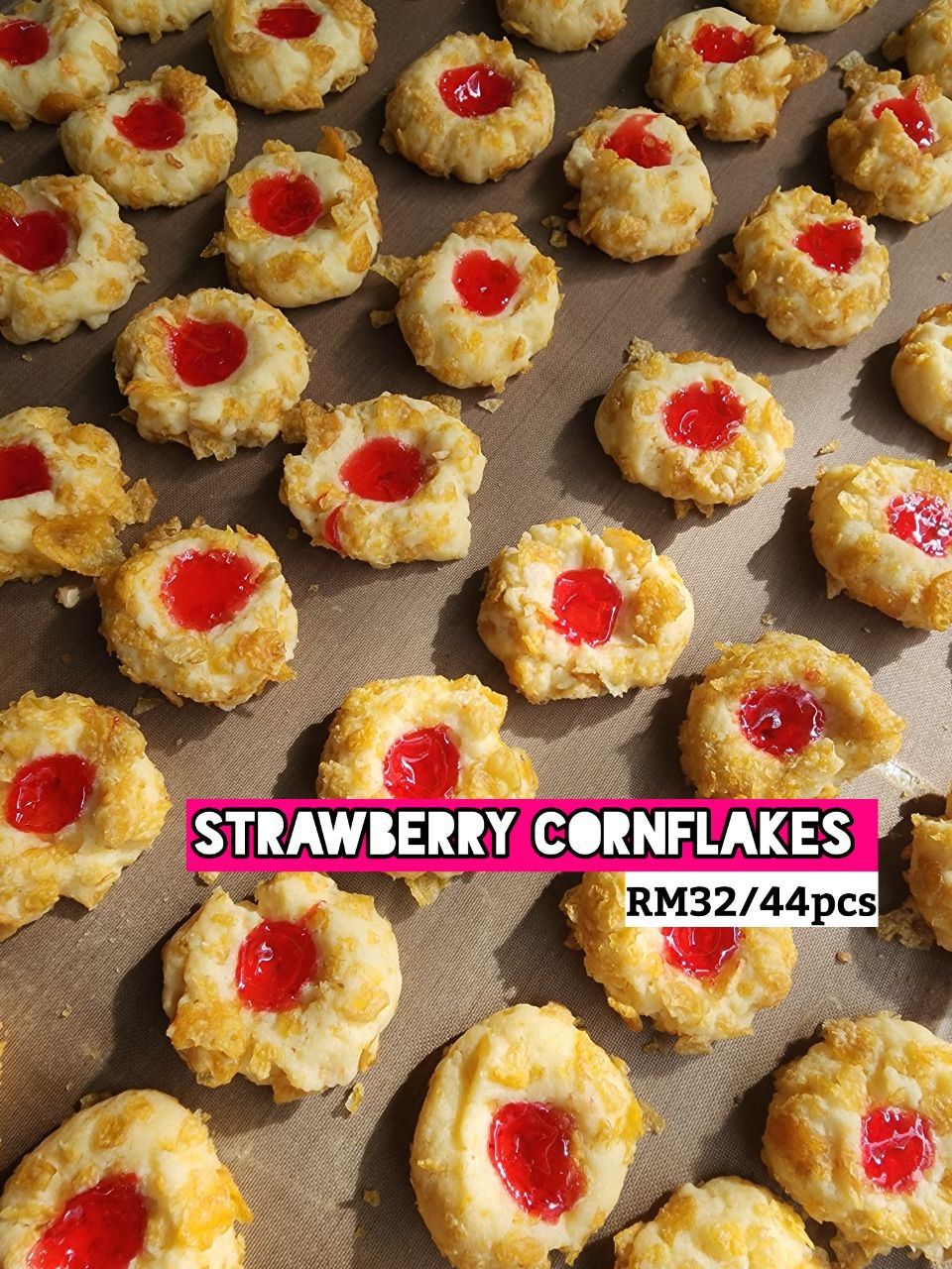 STRAWBERRY CORNFLAKES (44PCS)🍪