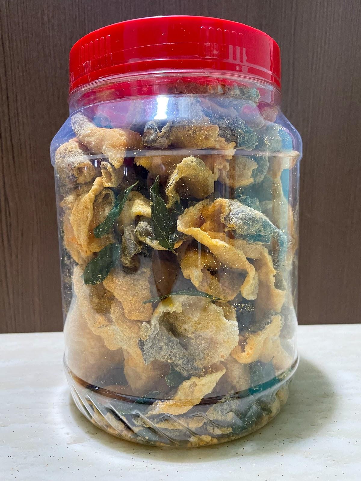 Salted Egg Fish Skin  咸蛋鱼皮     250g 