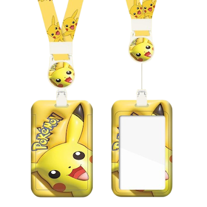 Card holder & lanyard - 3D Pikachu $2.20