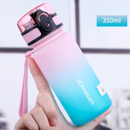 Sports Bottle - 350ml Pink/Green $13.80