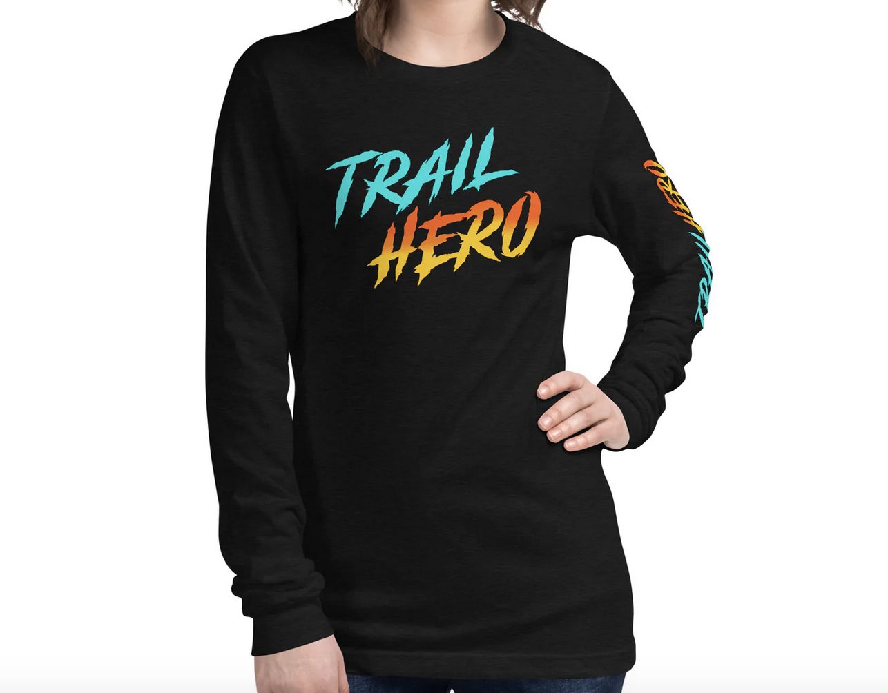 THE MERCH ONLINE will be completely different from the Merch sold on-site at Trail Hero. If you don't see your size or something ran out that you wanted, check the website!

https://trailherostore.myshopify.com/